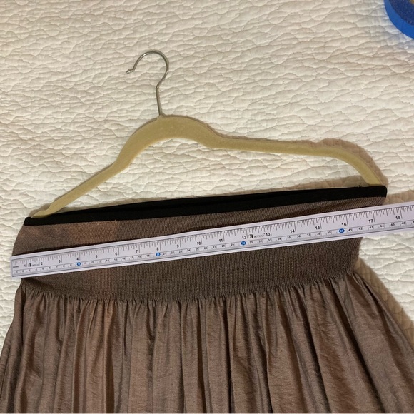 Anthropologie Maple Color Block Skirt | Size M | Flaws on Waistband | Holiday - Picture 7 of 15